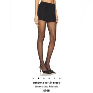 Lovers + Friends Landon Skort in Black from Revolve. NWT - Size Small
